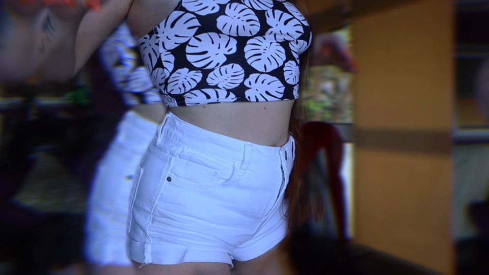 [K2S.CLUB] Diosa Roxy - Pantalones cortos blancos Adoración - 4K 2160P