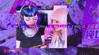 [GetFreeDays.com] egirls enjoy a sleepover riding big dildos .   .  .  MelissaRabbit x Metami Succubus Adult Film July 2023