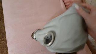[Amateur] Fucked in a Gas Mask after work (Pegging)