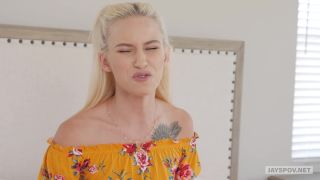 Kiara Cole - Tiny Teen Step Sister Swallows Her Brothers Cum - Jays POV - Blonde