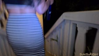 Late Night Adventure To Beach With Public Blowjob