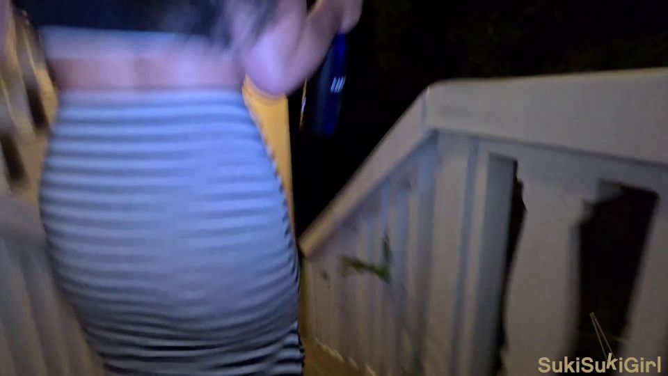 Late Night Adventure To Beach With Public Blowjob