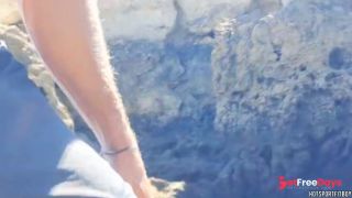 [GetFreeDays.com] Risky Adventure - Running with a stop to touch my dick on public beaches Adult Stream February 2023