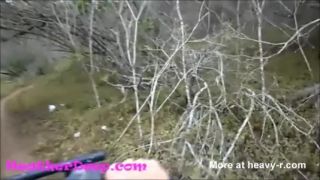 free amateur porn videos Exploring trail in jungle, blowjob on teen