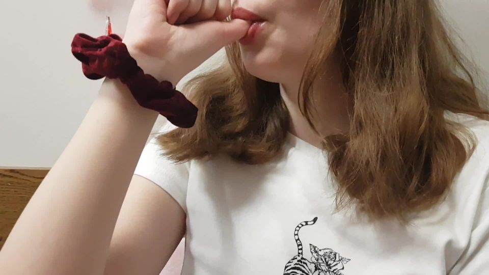video 2 WetSchoolGirl – ASMR Wet Thumb Sucking - teens (18+) - teen 