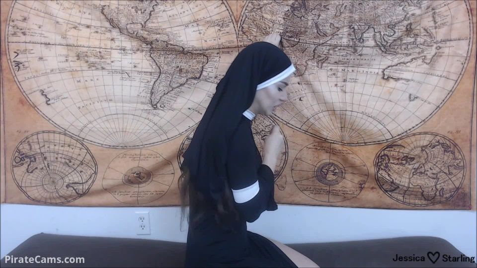 Many Vids – Jessica Starling - Possessed Nun Gets Anal Creampie - HD - Manyvids