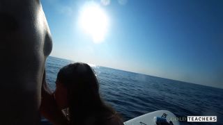 Sex With A Girl In The Middle Of The Sea On A Surfboard (Big Tits porn) GoldTeachers