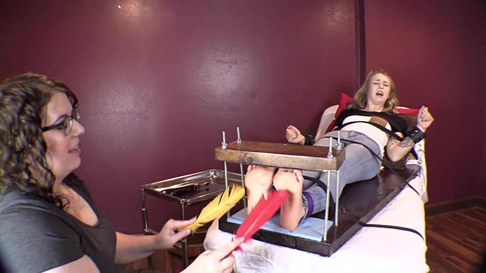 Macys Foot Press Tickle Interrogation! BDSM!