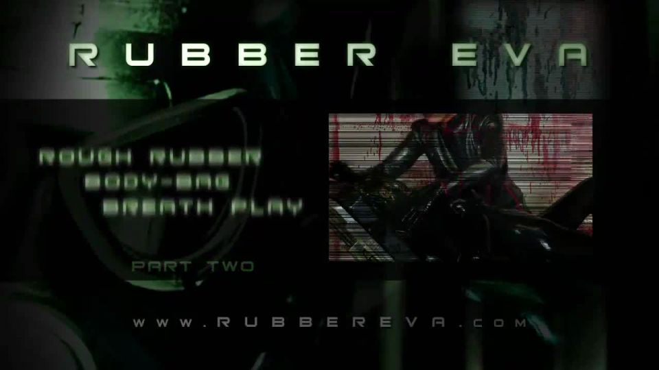 Rubber Eva in Rouge Rubber Body Bag Breath Play Part2 720p HD