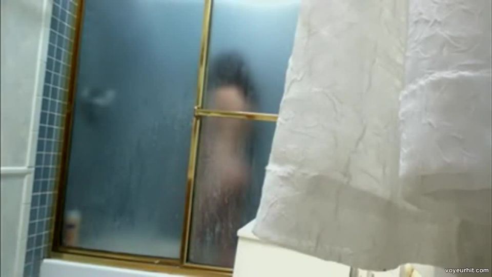 Nice hairy girl in the shower spy cam 2