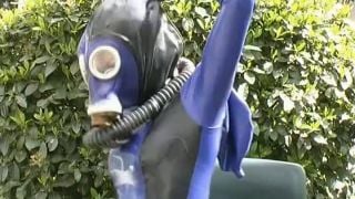 Rubber, latex, gasmask FETISH EYES-rubber stretch FETISH EYES.com  Mix  fetish