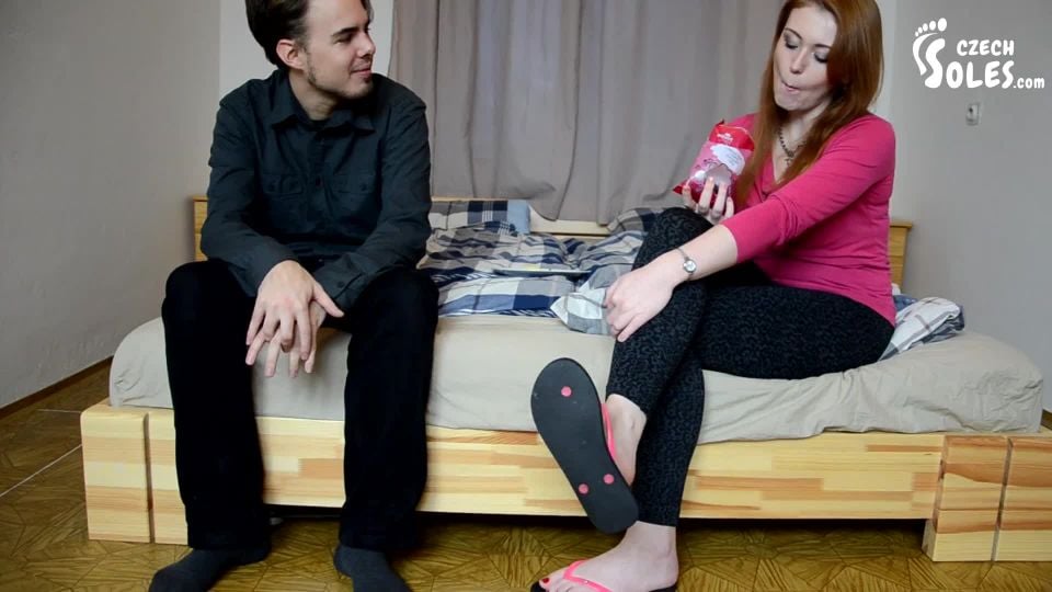 Czech SolesChocolate And Banana Feet Eating - 1080p