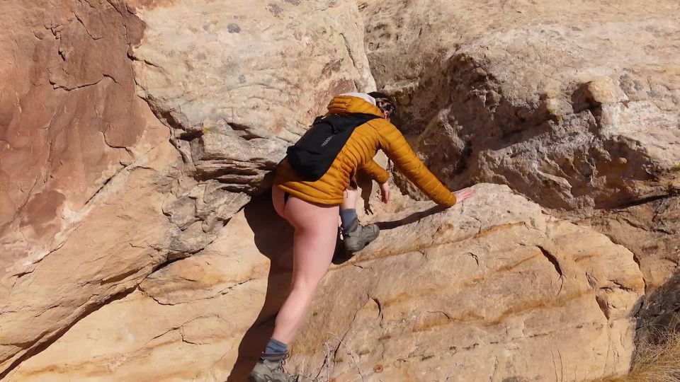 The Princess JessHorny Rock Climber Girl Takes Massive Outdoor Facial