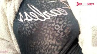 [GetFreeDays.com] Boobwalk in see through panther top people came by Adult Stream February 2023