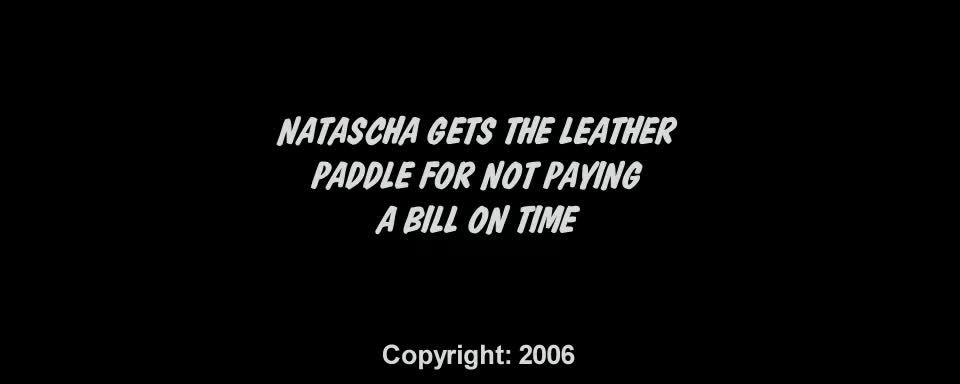 Real-Life-Spankings vidsnatascha leather paddle bill