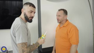 clip 39 vacuuming fetish fetish porn | Dominic Ross (48), Kitty Core (36), Mugur (43), Stefan Steel (35) - Three strapping guys fuck MILF Kitty Core until they all come on her big tits  | fetish