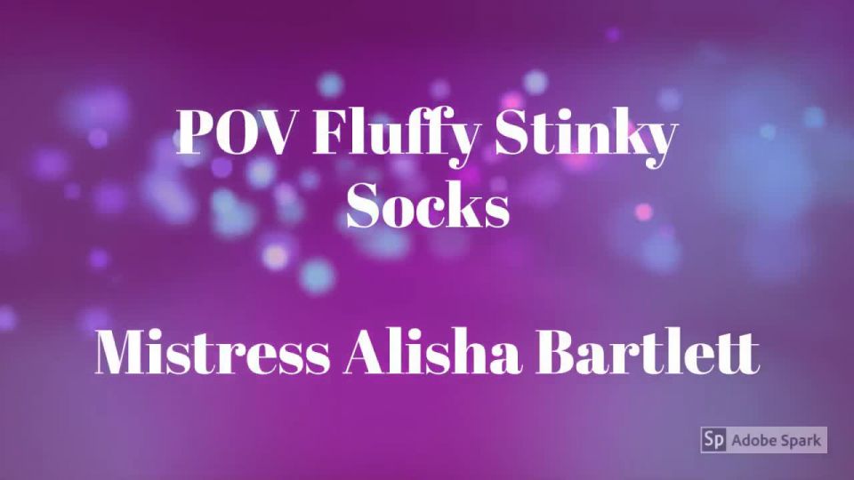 Mistress Alisha Bartlett - Pov Fluffy Socks Foot Worship - [Feet porn]