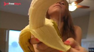 [GetFreeDays.com] Brunette Girl Is Eating Banana - Addison Rose Porn Stream March 2023