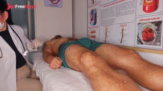 nurse makes patients dick erect