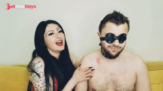 [GetFreeDays.com] Kissing fetish. Dominatrix kisses her beloved slave and leaves lipstick marks on his body Porn Stream May 2023