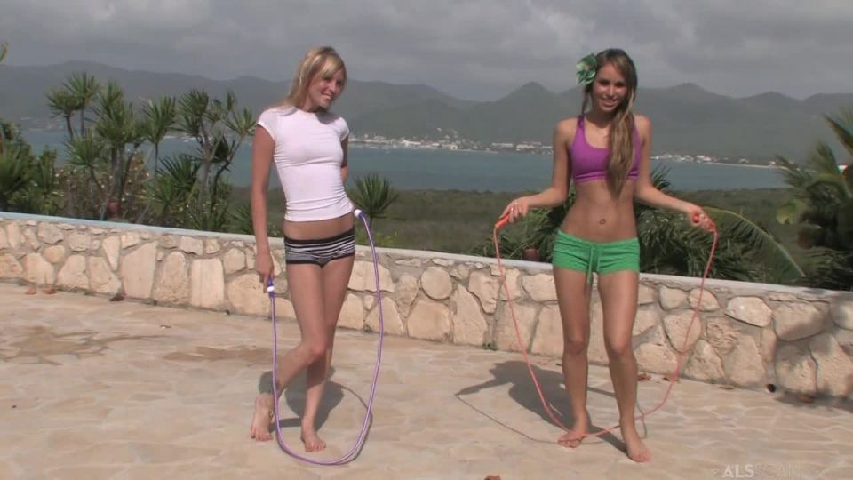 clip 45 Jump Rope and Trib BTS | fisting | lesbian girls the fetish couple