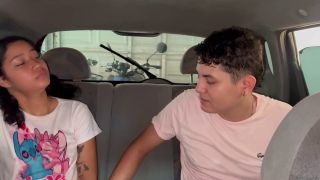 I Make My Little Stepsister Horny To Fuck Her In My Stepfather'S Car