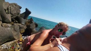 MEGA-FANS__wet kelly blowjob and sex on the sea shore full hd