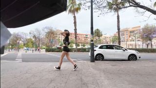 BralessForever Elfa: Nude in Black Sheer Top QuadHD!