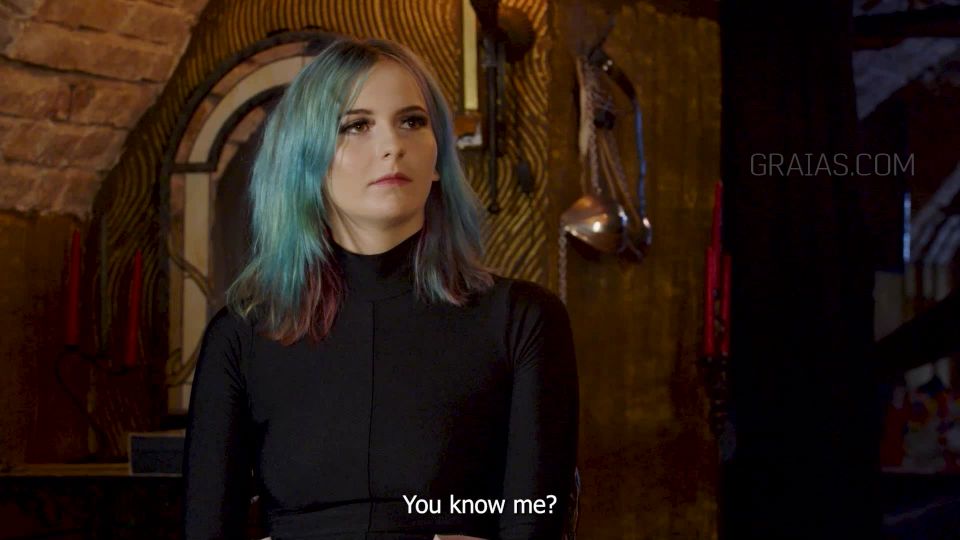 Tough teen on stage - Sophies debut 1080P - BDSM