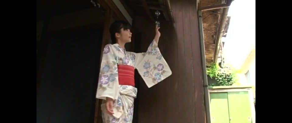 Eri Sasaki alluring Asian teen in sexy kimono and  more