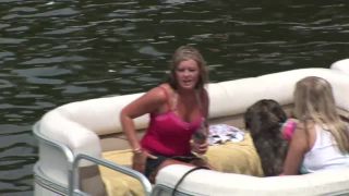 Lipstick Lesbian Weekend For Four Girls Gets Busy On The  Boat