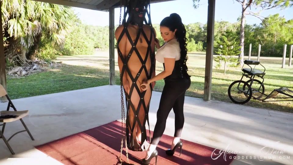 online adult clip 42 GoddessAlexandraSnow – Ruined In The Hanging Cage on handjob porn femdom butt plug