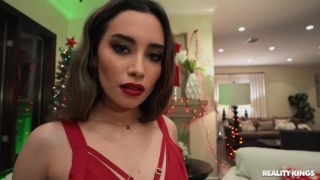 Cumming On Christmas smalltits Aria Lee