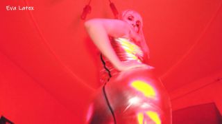 Femdom Milf Dominatrix Eva Latex Goddess Fetish Blonde High Heels BDSM 