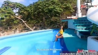 [GetFreeDays.com] German Tourists Having POV Outdoor Sex By The Pool Porn Clip May 2023