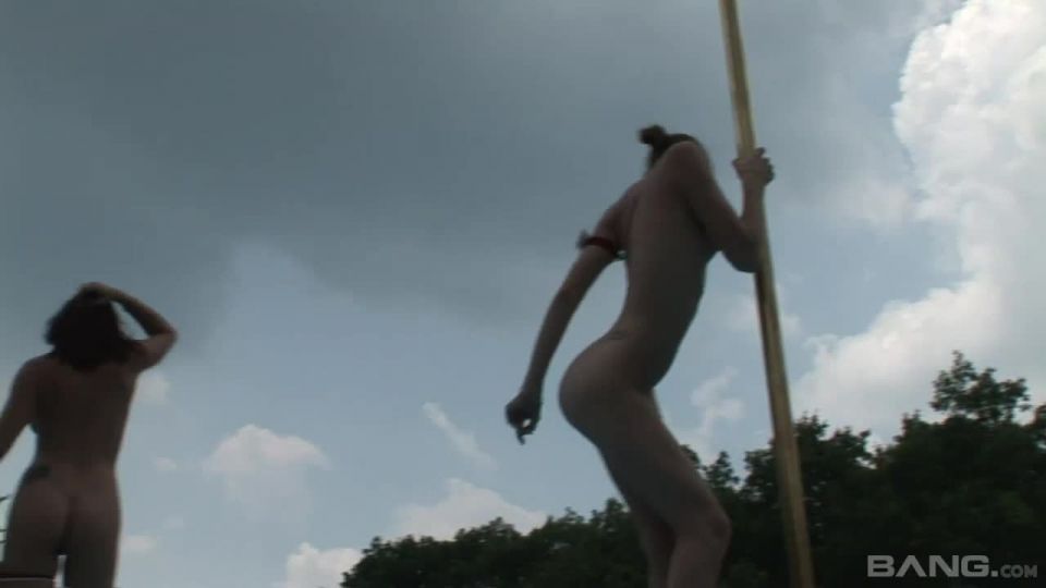 Clara Knows How To Work A Pole Voyeur!