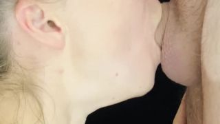 Anna ShpilmanClose-up blowjob and cumshot on tongue