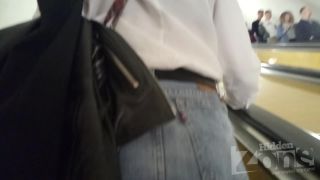 Porn online Voyeur – Denim skirt