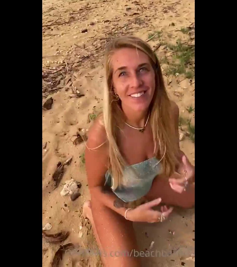 Onlyfans - Anywaybrittnaay Beach Sex Tape With Shangerdanger Video Leaked - Blowjob