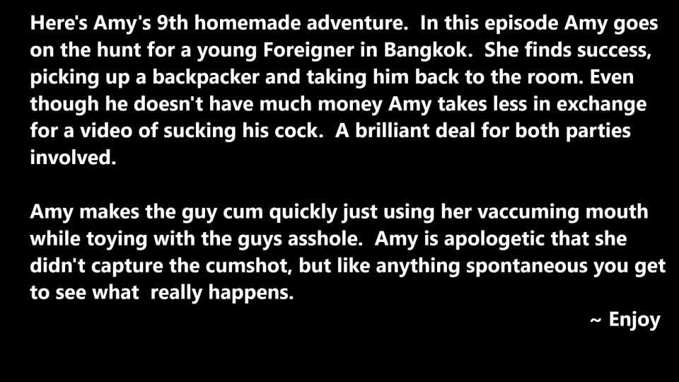 Amy - Homemade 9: Backpacker BJ