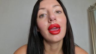 free online video 46 femdom butt plug tattoo | Tattooed Temptress – Obey My Big Red Lips | lipstick fetish
