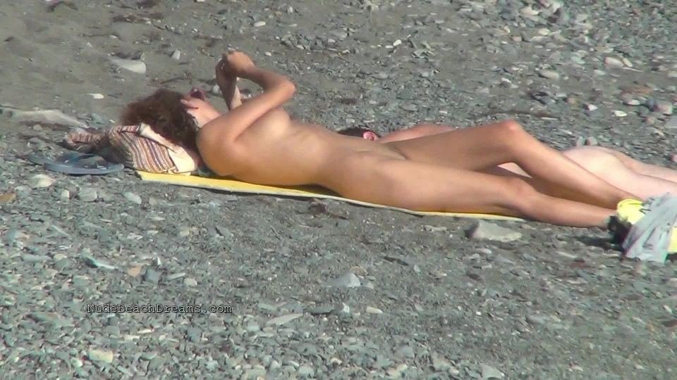 Nudist video 01562  1 year ago, femdom pony slave on voyeur 