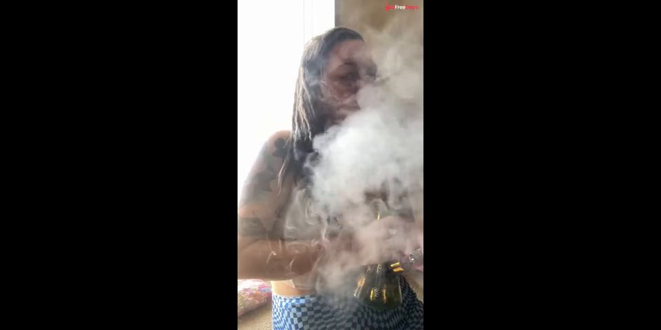 Smoking and Fucking With The Door Open - Full Video On OF