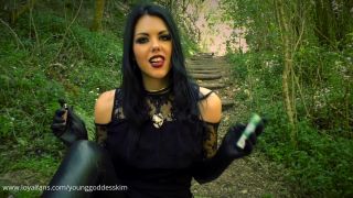 Young Goddess Kim - Training Day - Smoking Compilation - Halloween Version! - Femdom brat