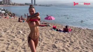 [GetFreeDays.com] Naked Monika Fox swims in the sea and walks along the beach on a public beach Porn Video June 2023