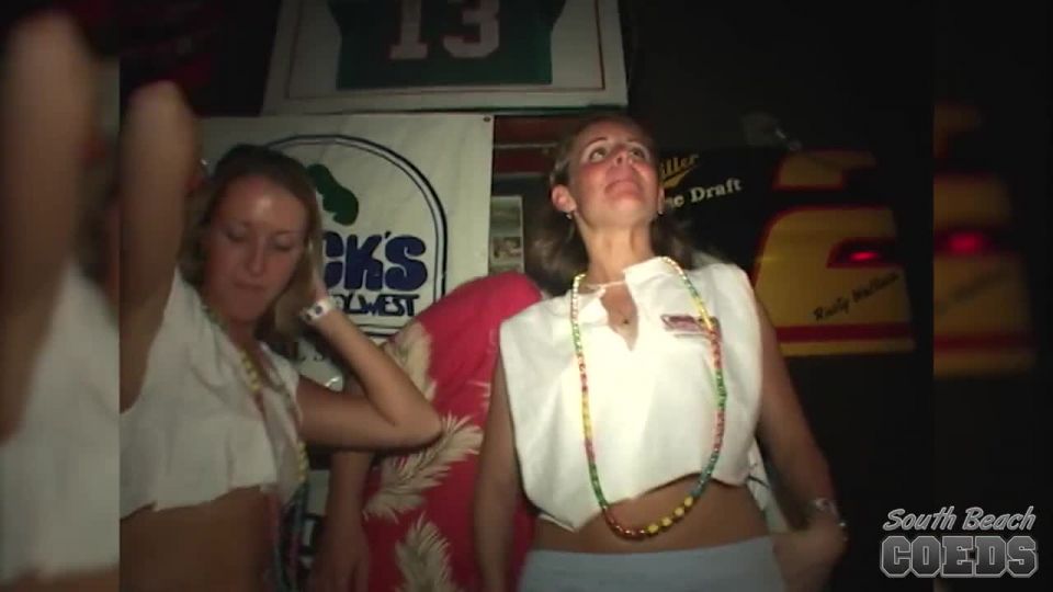 Wet T-Shirt Contest at Dirty Harry s Key West Florida with Lots of Pussy Flashing public 