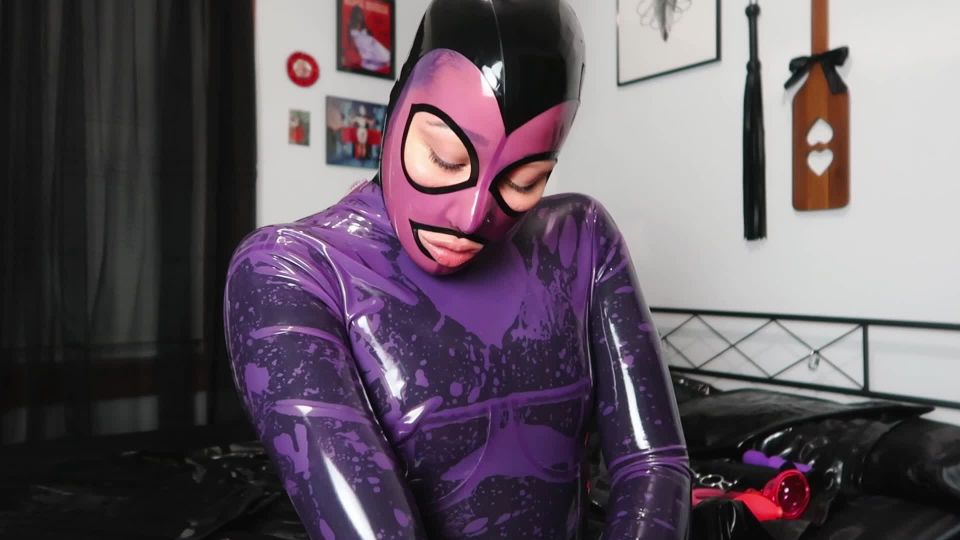 Dressing up in Layers of Latex.