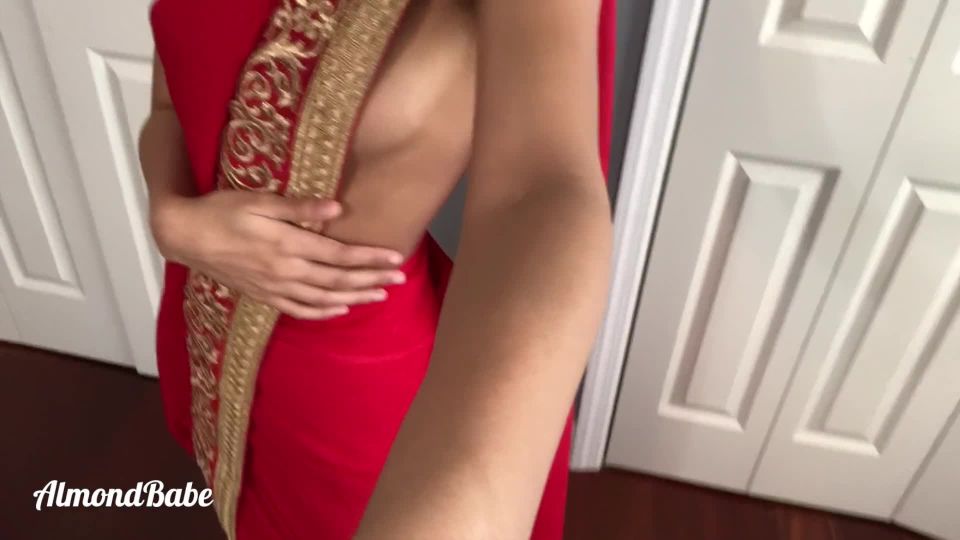 AlmondBabe - [PornHub com] - Stripping from My Saree Indian Dress! Big Orgasm