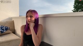 Eva Berg - Blowjob auf Balkonien - Blowjob