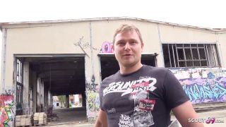 GERMAN_SC0UT - Tattoo Model Snowwhite Talk To Fuck At Real Street Casting - Shaved